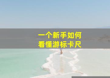 一个新手如何看懂游标卡尺