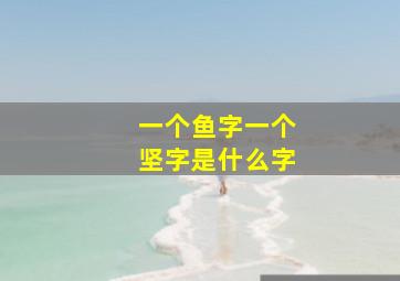 一个鱼字一个坚字是什么字