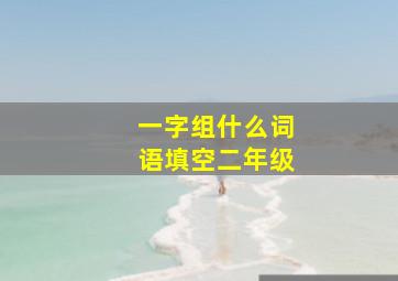 一字组什么词语填空二年级