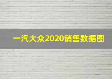 一汽大众2020销售数据图