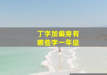 丁字加偏旁有哪些字一年级