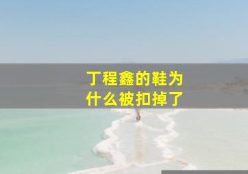 丁程鑫的鞋为什么被扣掉了