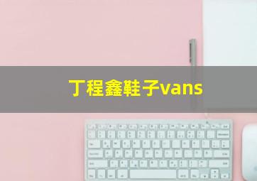 丁程鑫鞋子vans