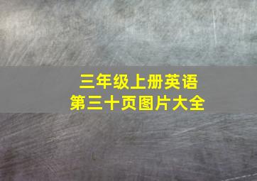 三年级上册英语第三十页图片大全