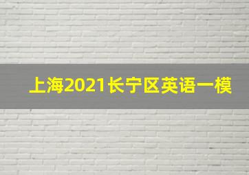 上海2021长宁区英语一模