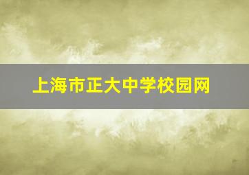 上海市正大中学校园网