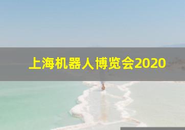 上海机器人博览会2020