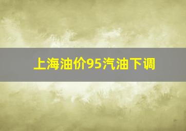 上海油价95汽油下调