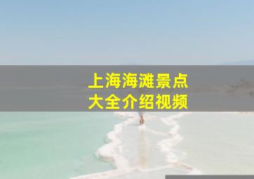 上海海滩景点大全介绍视频