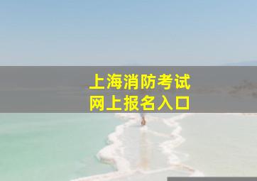 上海消防考试网上报名入口