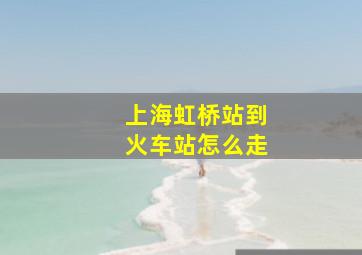 上海虹桥站到火车站怎么走