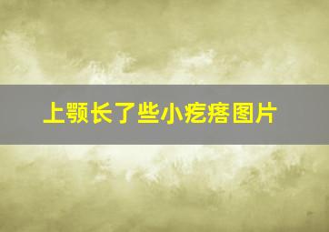 上颚长了些小疙瘩图片