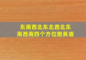 东南西北东北西北东南西南四个方位图英语