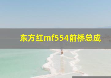 东方红mf554前桥总成