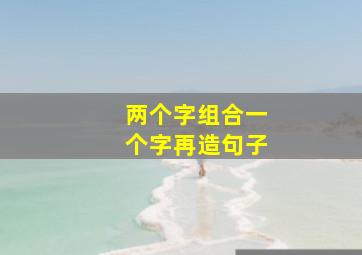 两个字组合一个字再造句子