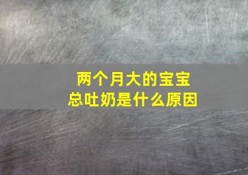 两个月大的宝宝总吐奶是什么原因