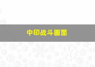 中印战斗画面