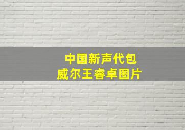 中国新声代包威尔王睿卓图片