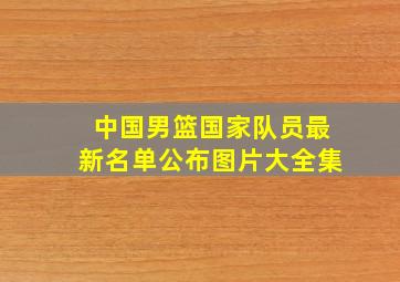 中国男篮国家队员最新名单公布图片大全集