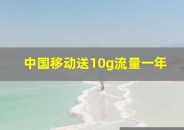 中国移动送10g流量一年