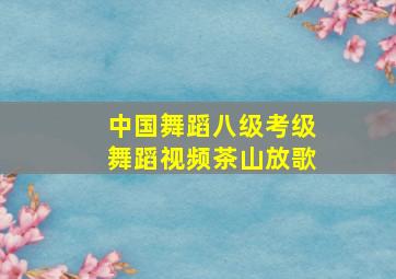 中国舞蹈八级考级舞蹈视频茶山放歌