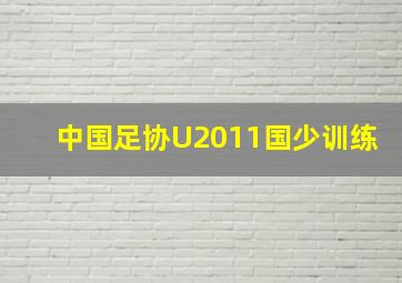 中国足协U2011国少训练