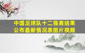 中国足球队十二强赛结果公布最新情况表图片视频