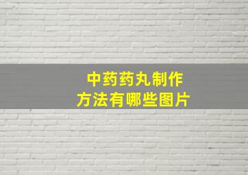 中药药丸制作方法有哪些图片