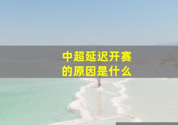 中超延迟开赛的原因是什么