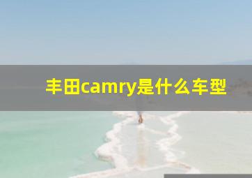 丰田camry是什么车型