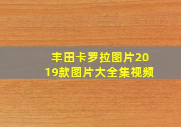 丰田卡罗拉图片2019款图片大全集视频