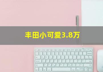 丰田小可爱3.8万