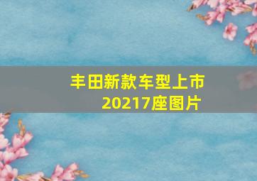 丰田新款车型上市20217座图片