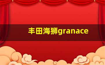 丰田海狮granace