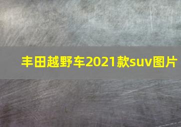 丰田越野车2021款suv图片