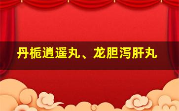 丹栀逍遥丸、龙胆泻肝丸