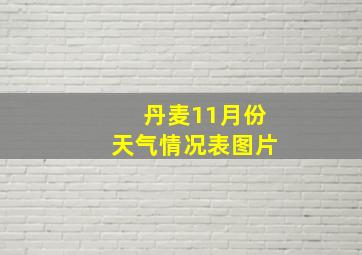 丹麦11月份天气情况表图片