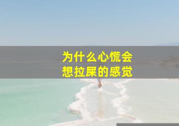 为什么心慌会想拉屎的感觉