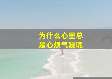 为什么心里总是心烦气躁呢