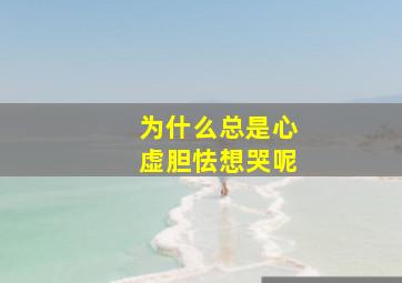 为什么总是心虚胆怯想哭呢