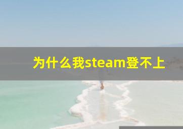 为什么我steam登不上