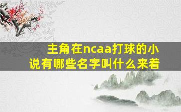 主角在ncaa打球的小说有哪些名字叫什么来着