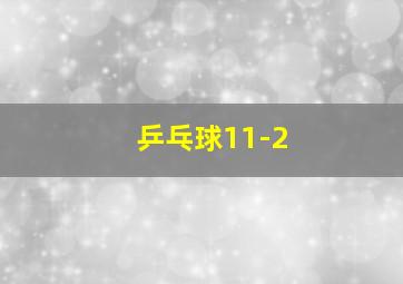 乒乓球11-2