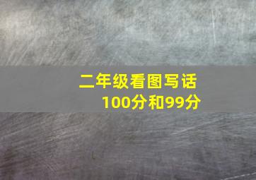 二年级看图写话100分和99分