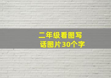 二年级看图写话图片30个字