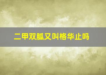 二甲双胍又叫格华止吗