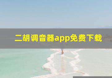 二胡调音器app免费下载