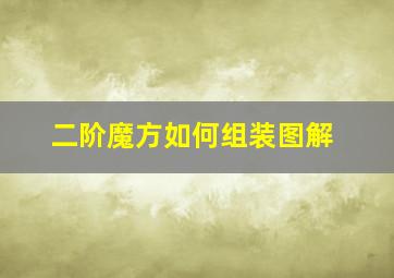 二阶魔方如何组装图解