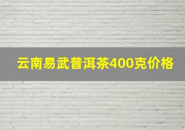 云南易武普洱茶400克价格