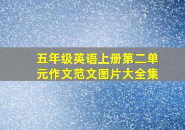 五年级英语上册第二单元作文范文图片大全集